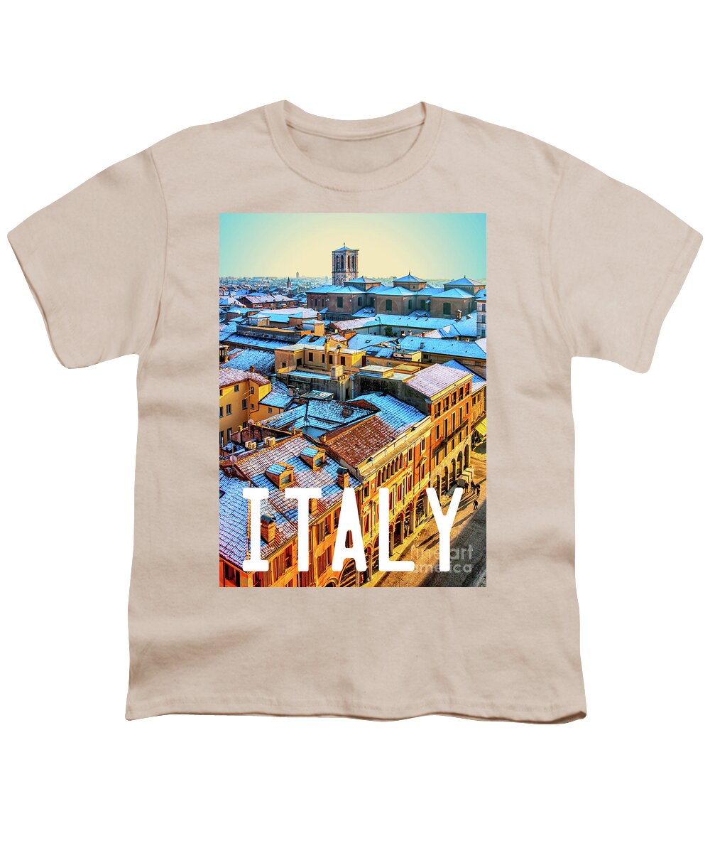 Italy Youth T-Shirt featuring the photograph Italy, Emilia-Romagna, Ferrara by John Seaton Callahan