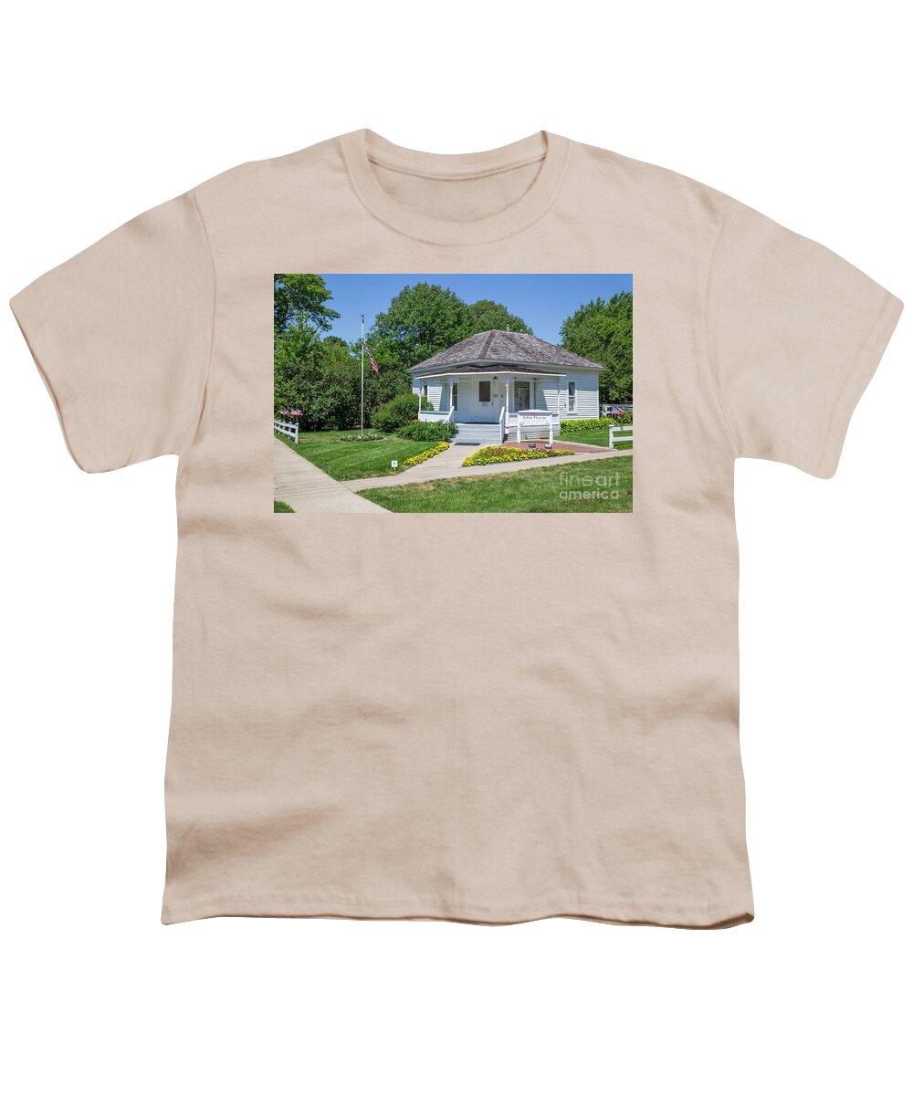 John Wayne Birthplace Youth T-Shirt featuring the photograph John Wayne Birthplace by Lynn Sprowl