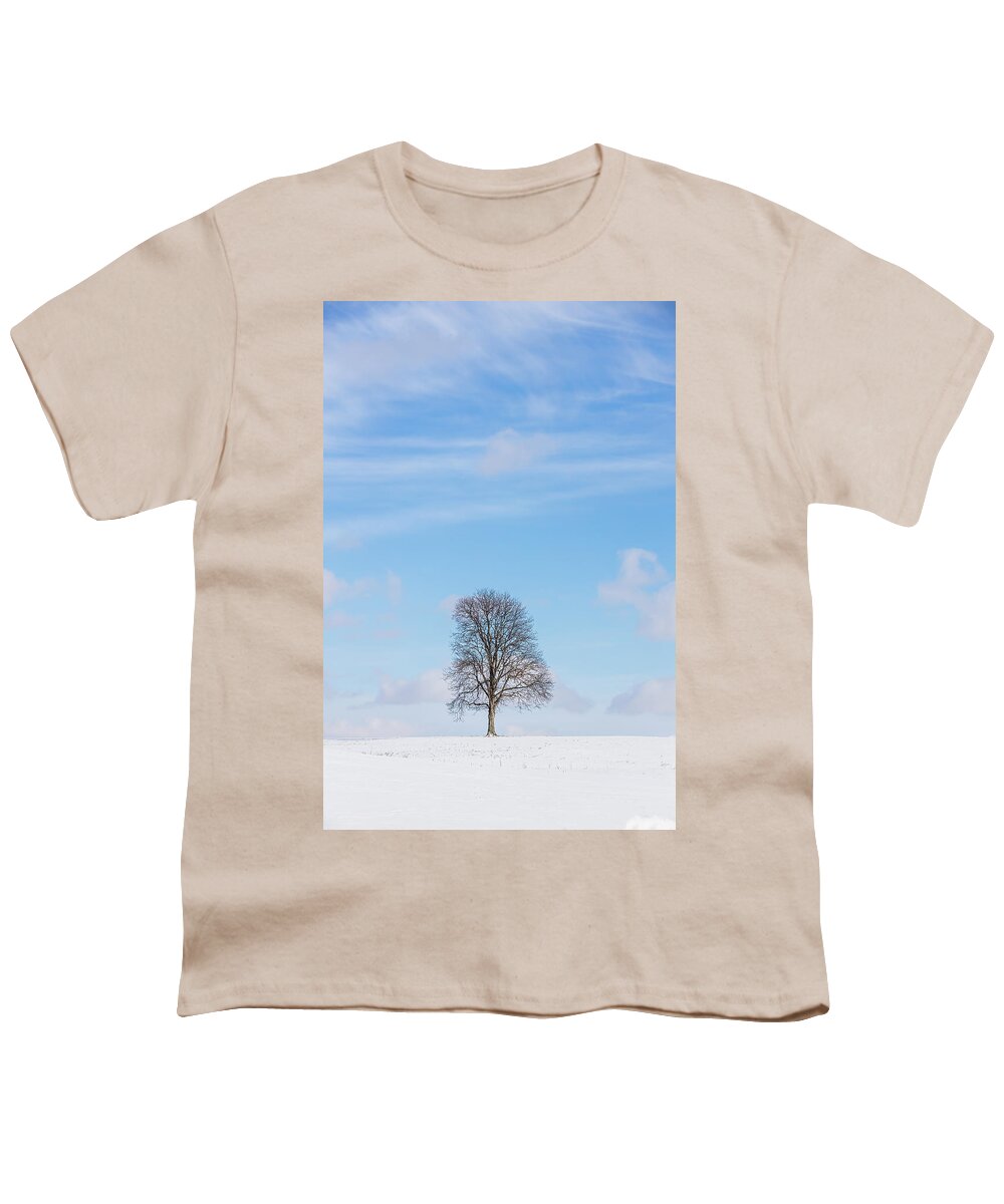 Tree Youth T-Shirt featuring the photograph Lone Tree by Joe Holley