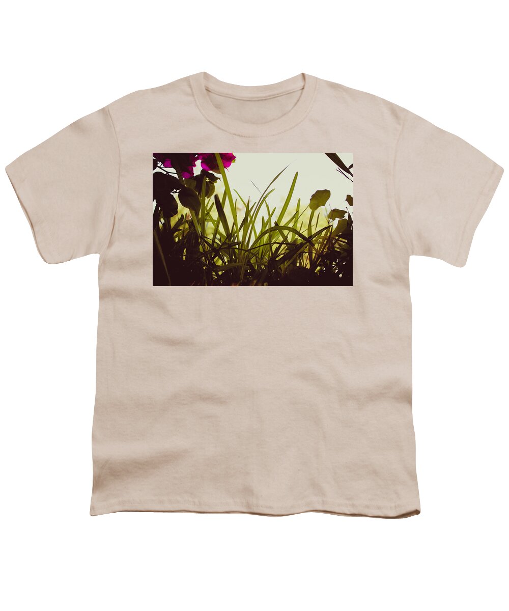 Grass Youth T-Shirt featuring the photograph Looking through the Grass by W Craig Photography