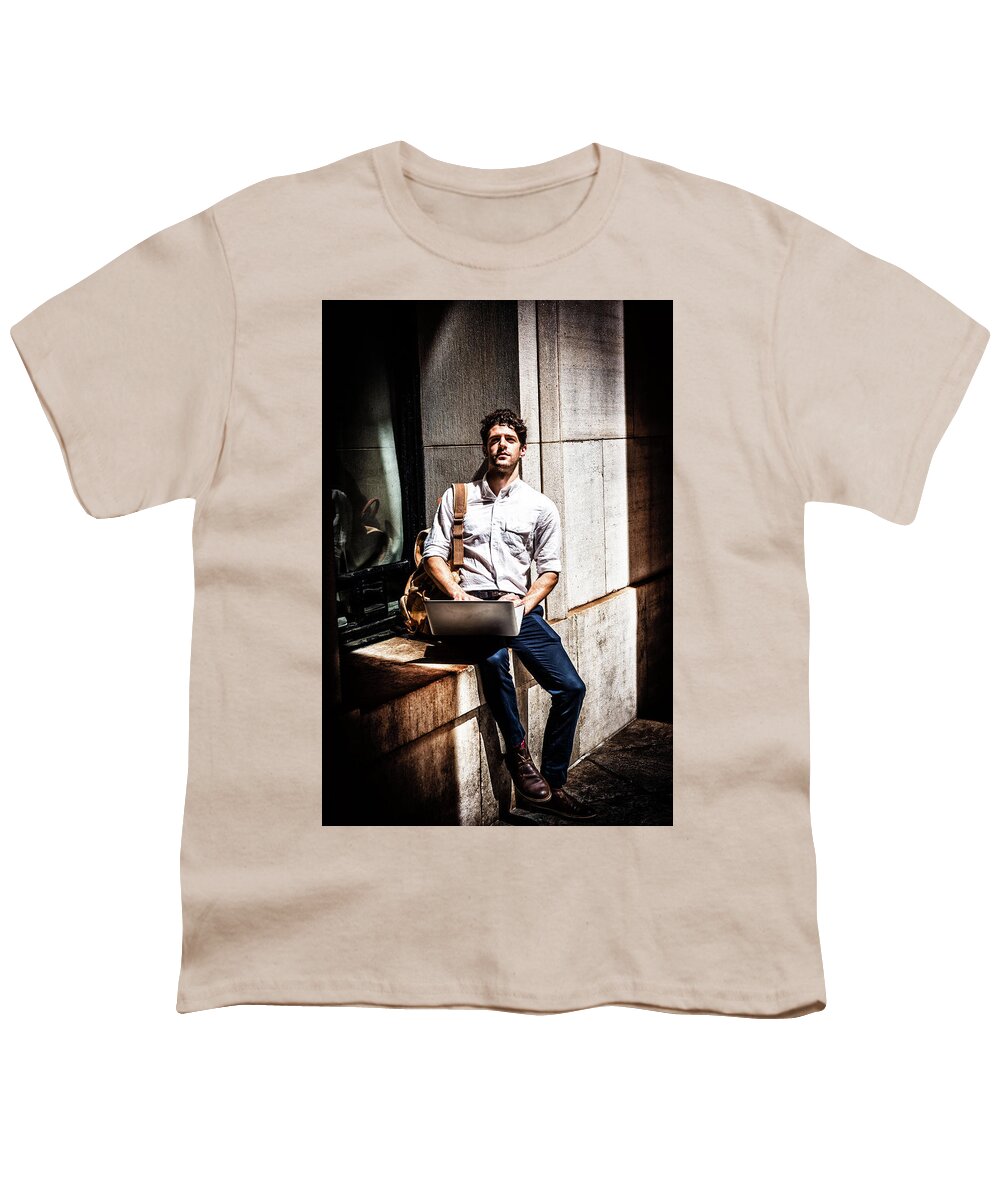 Young Youth T-Shirt featuring the photograph Lost in Sunlight 170528_7481 by Alexander Image