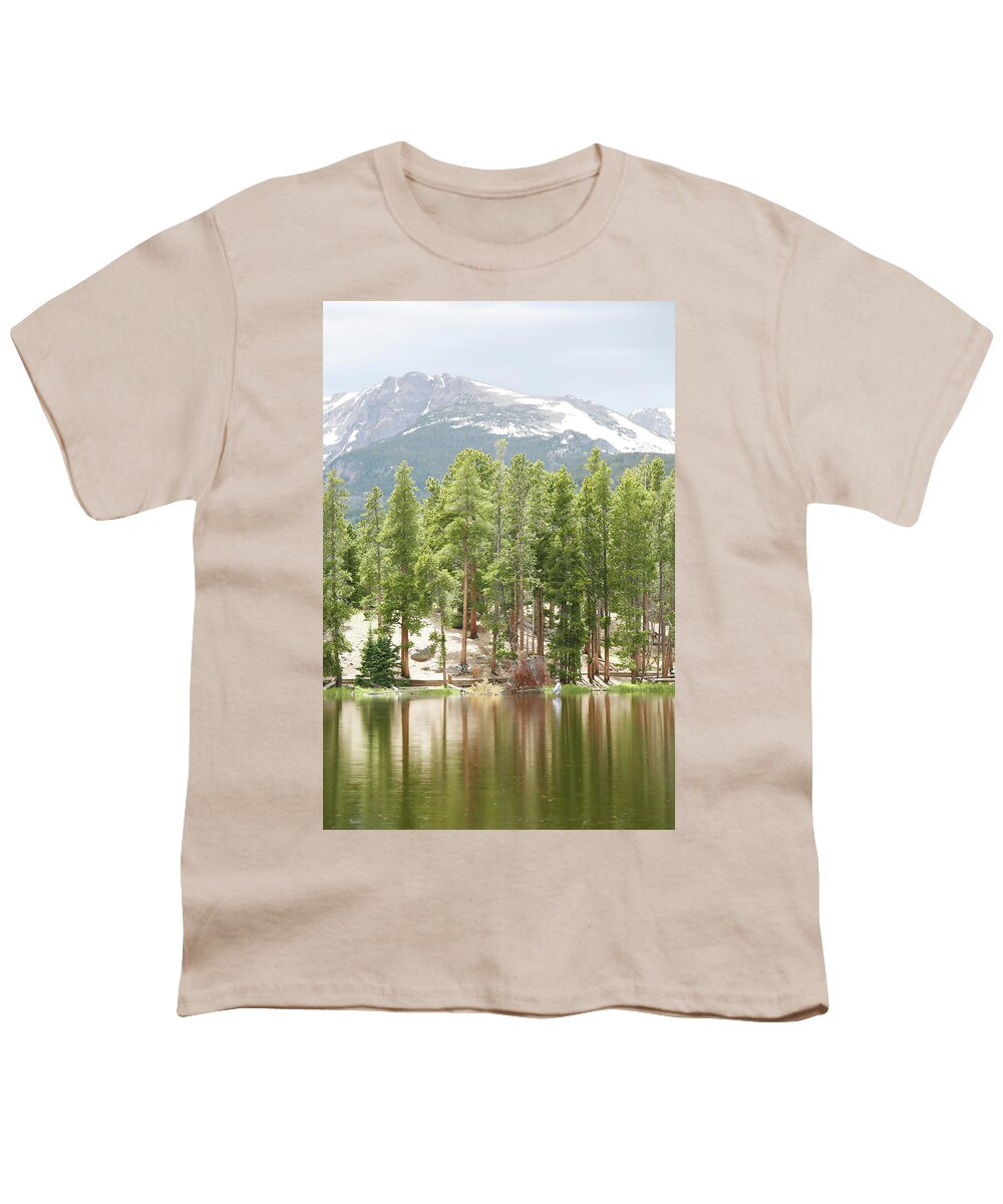 Mountain Youth T-Shirt featuring the photograph Mountain Reflections by Marilyn Hunt