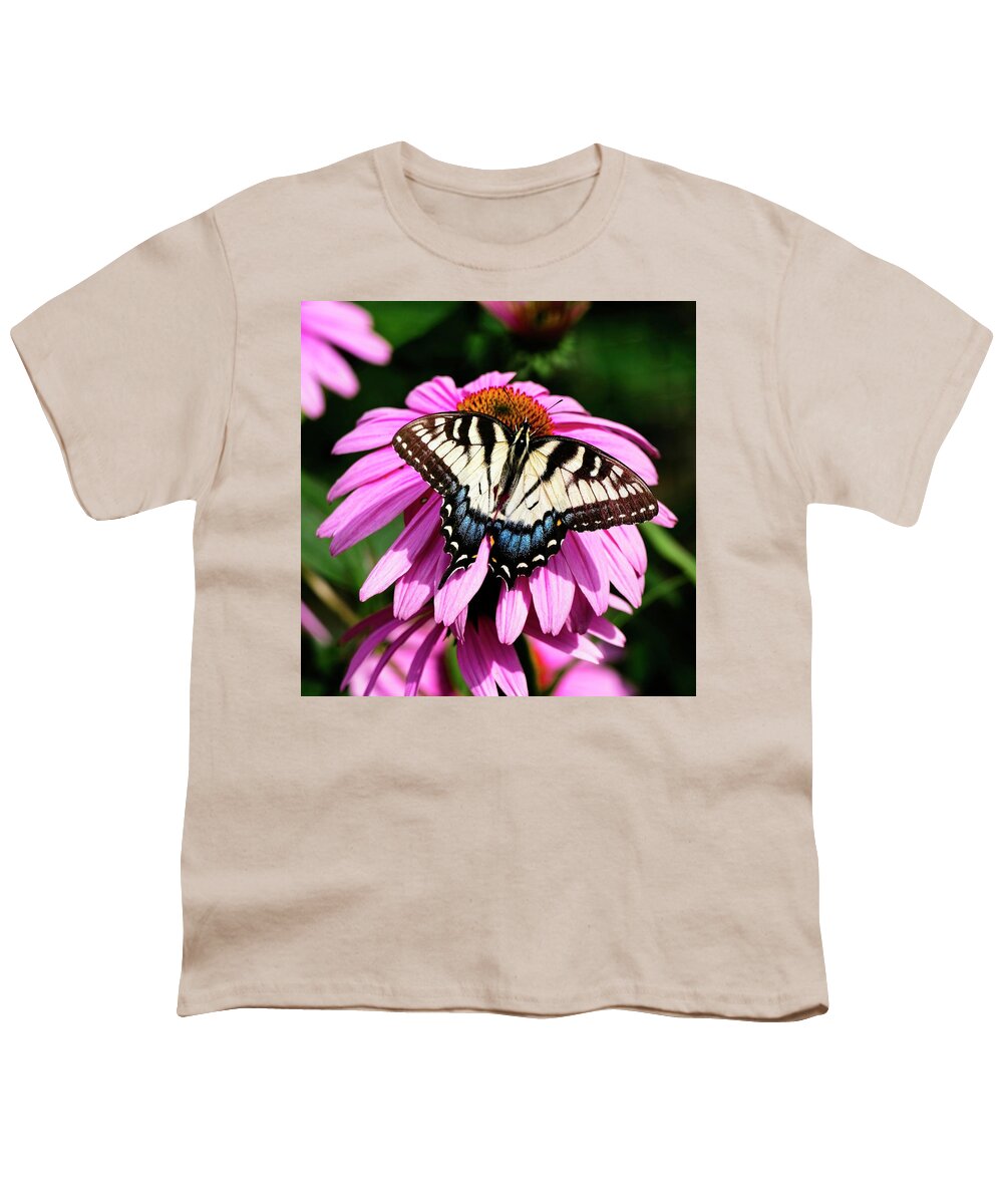 Butterfly Youth T-Shirt featuring the photograph Spicebush Swallowtail Butterfly 4 by Steven Ralser