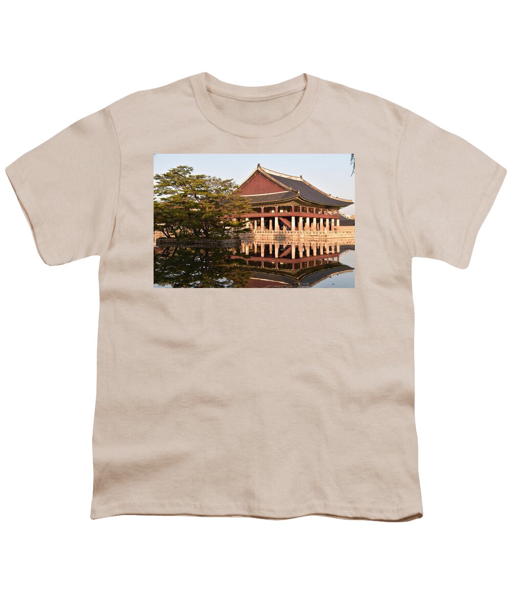 Ancient Youth T-Shirt featuring the photograph The Temple in Seoul by Yujun