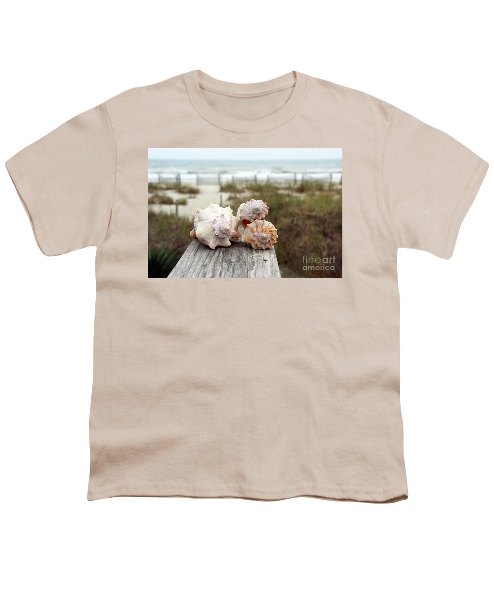 Treasures Youth T-Shirt featuring the photograph Whelk Shells 6954 by Jack Schultz