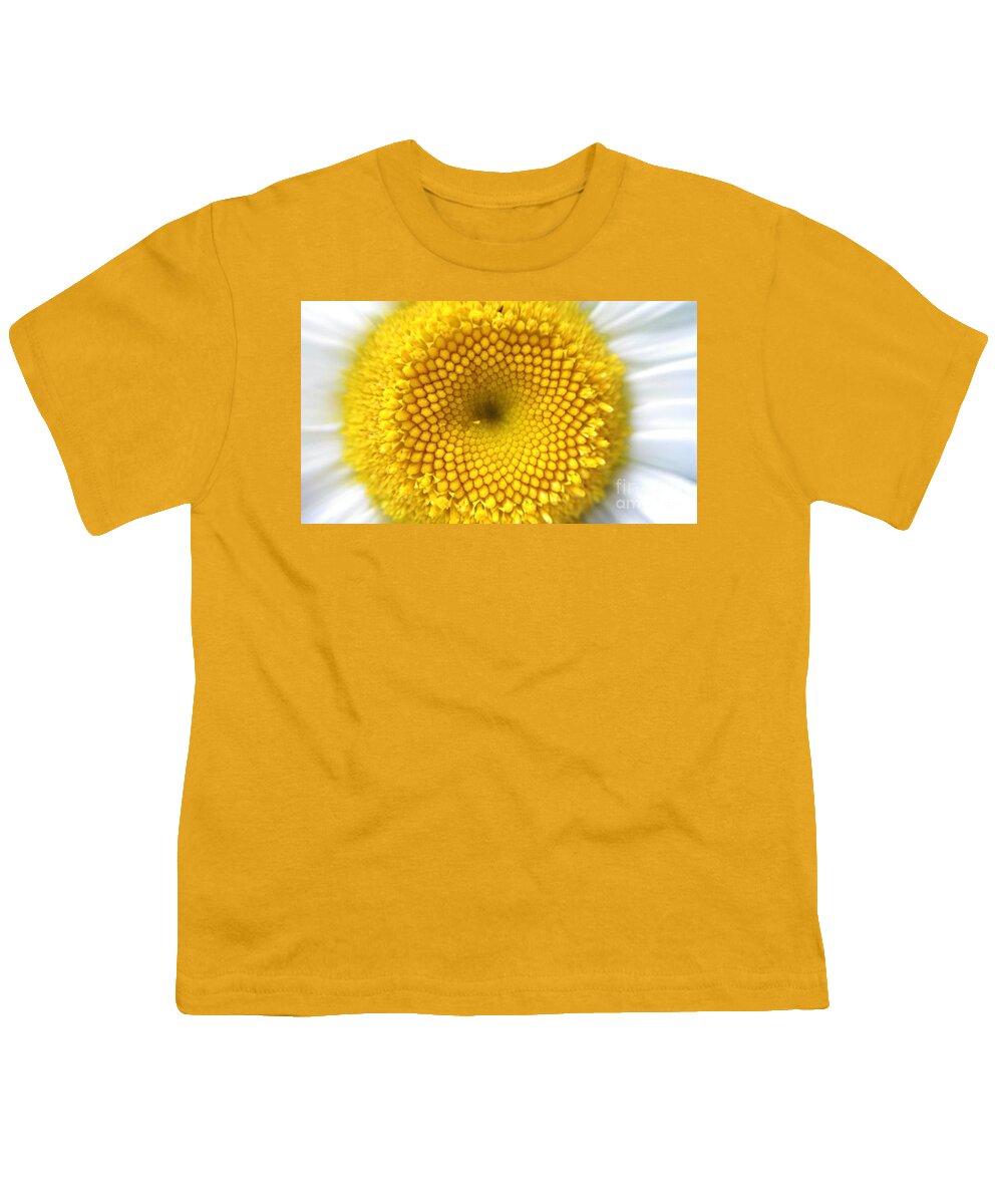 Daisy Flower Youth T-Shirt featuring the photograph Dashing Daisy Macro by Peggy Franz