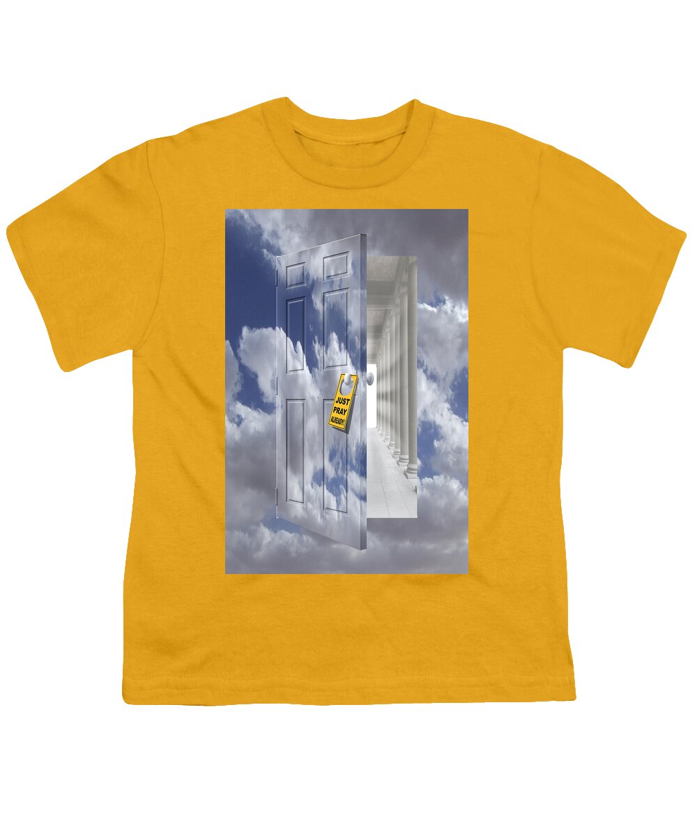 Prayer Youth T-Shirt featuring the photograph Just Pray ALREADY by Mike McGlothlen