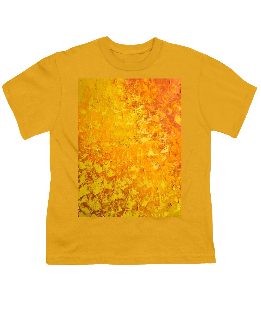 Sun Youth T-Shirt featuring the painting Sunny by Linda Bailey