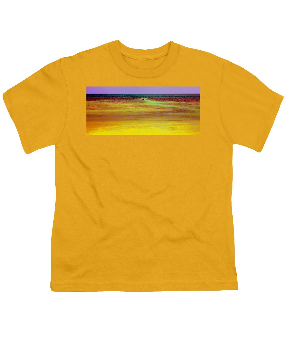 Yellow Youth T-Shirt featuring the photograph FOLLOW ME to the DEEP BLUE SEA by Karen Wiles