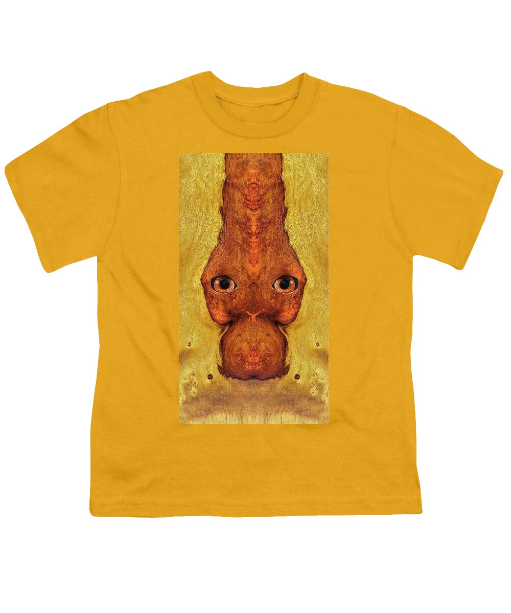 Wood Youth T-Shirt featuring the digital art Woody #28 by Rick Mosher