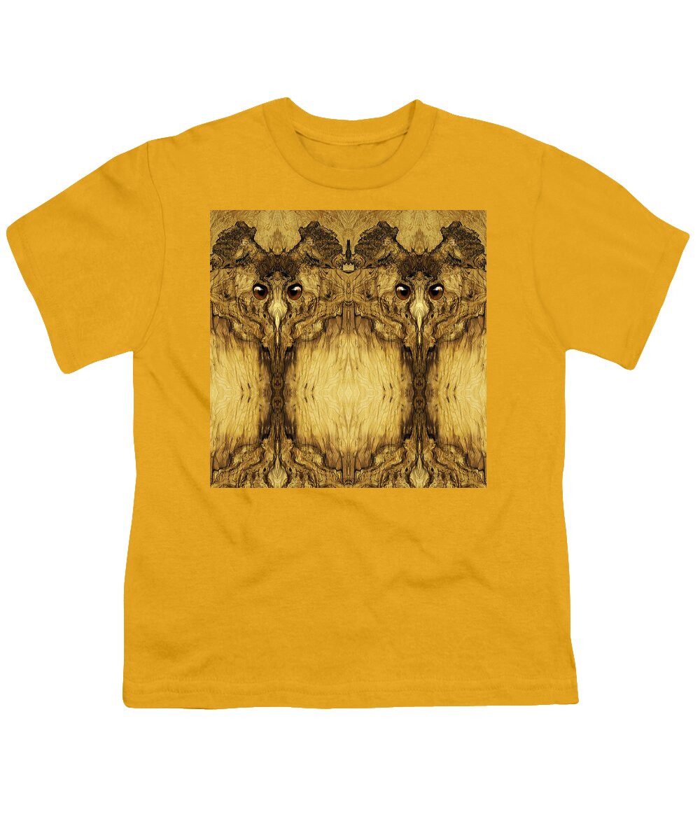 Wood Youth T-Shirt featuring the digital art Woody 49 by Rick Mosher
