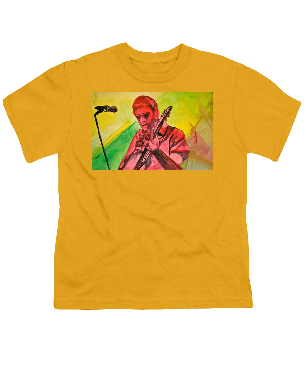 Umphrey's Mcgee Youth T-Shirt featuring the painting Melody in Red by Patricia Arroyo