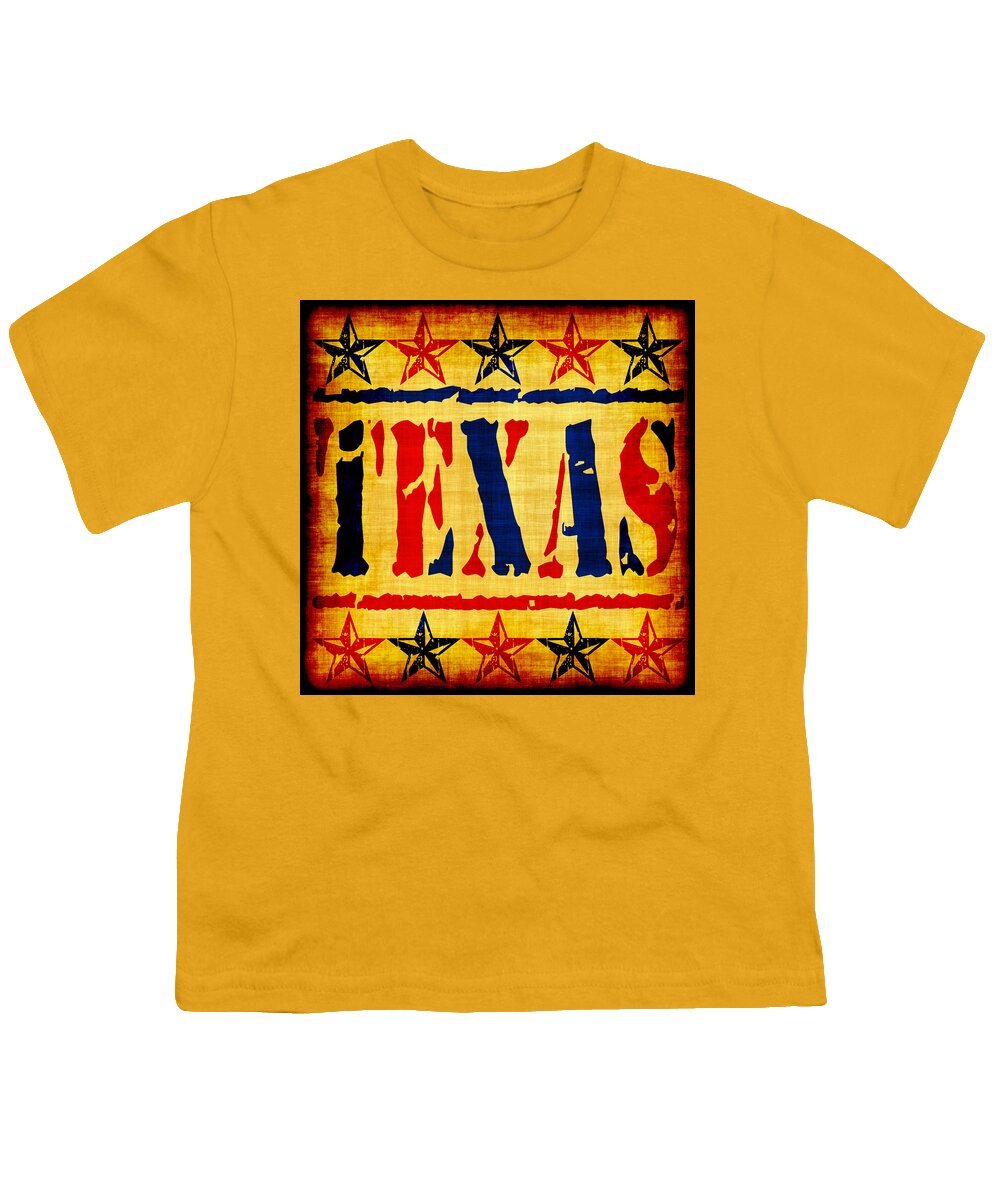 Texas Youth T-Shirt featuring the photograph Texas by David G Paul