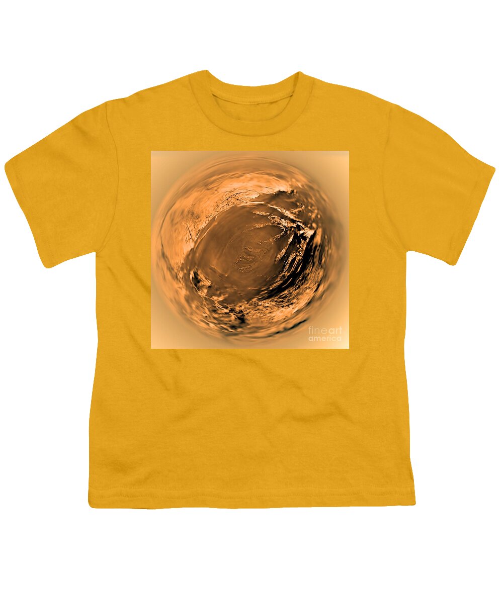 Huygens Probe Youth T-Shirt featuring the photograph Titans Surface by Nasa