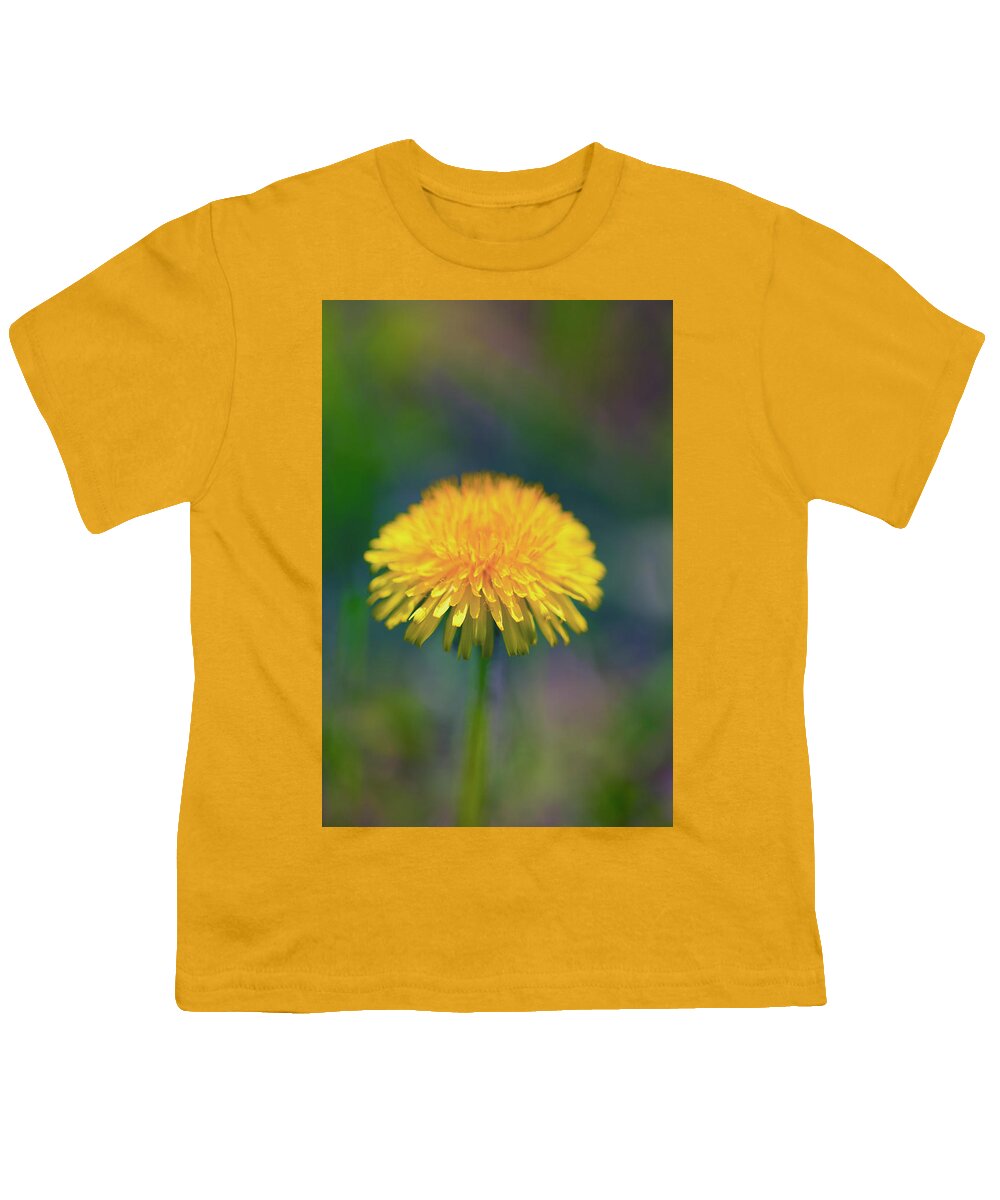 Dandelion Youth T-Shirt featuring the photograph Dandelion by Nancy Dunivin
