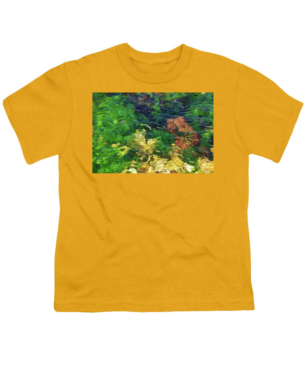Burgazada Island Youth T-Shirt featuring the photograph Underwater Color #2 by Bob Phillips