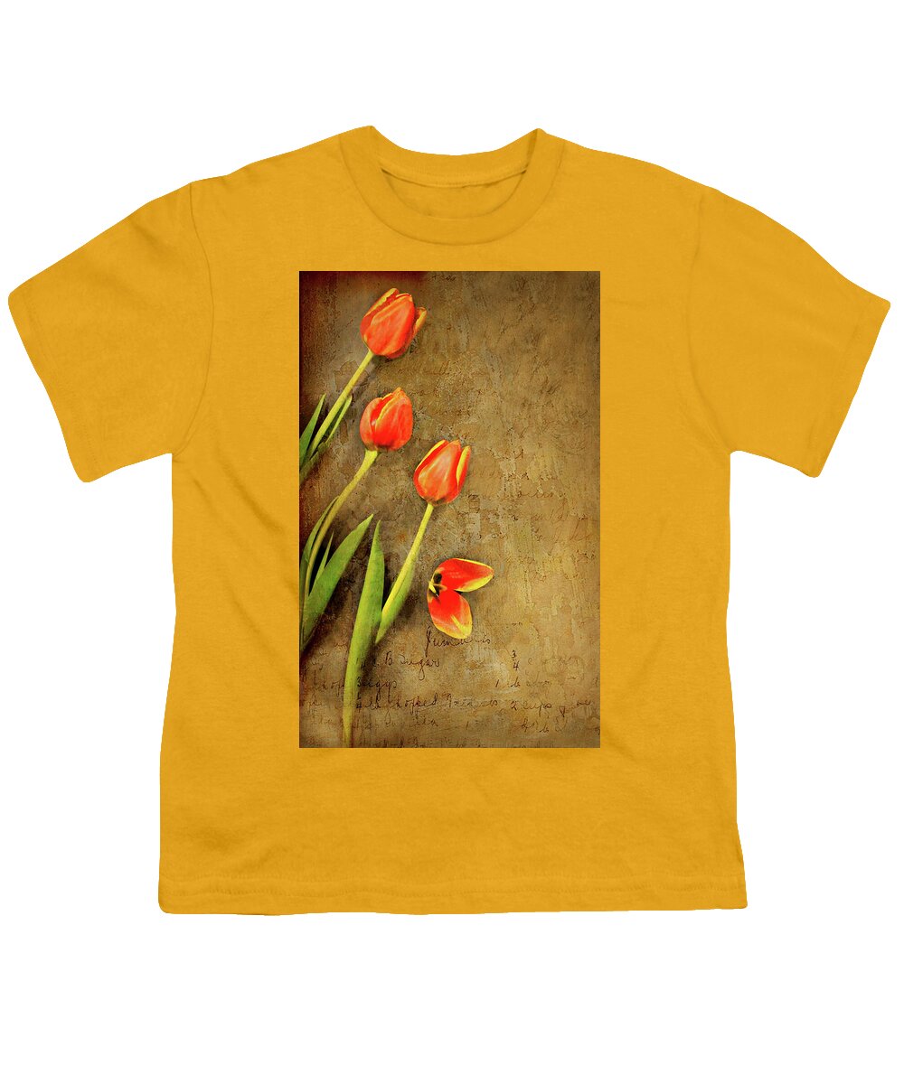 Tulips Youth T-Shirt featuring the photograph Securing Borders by Diana Angstadt