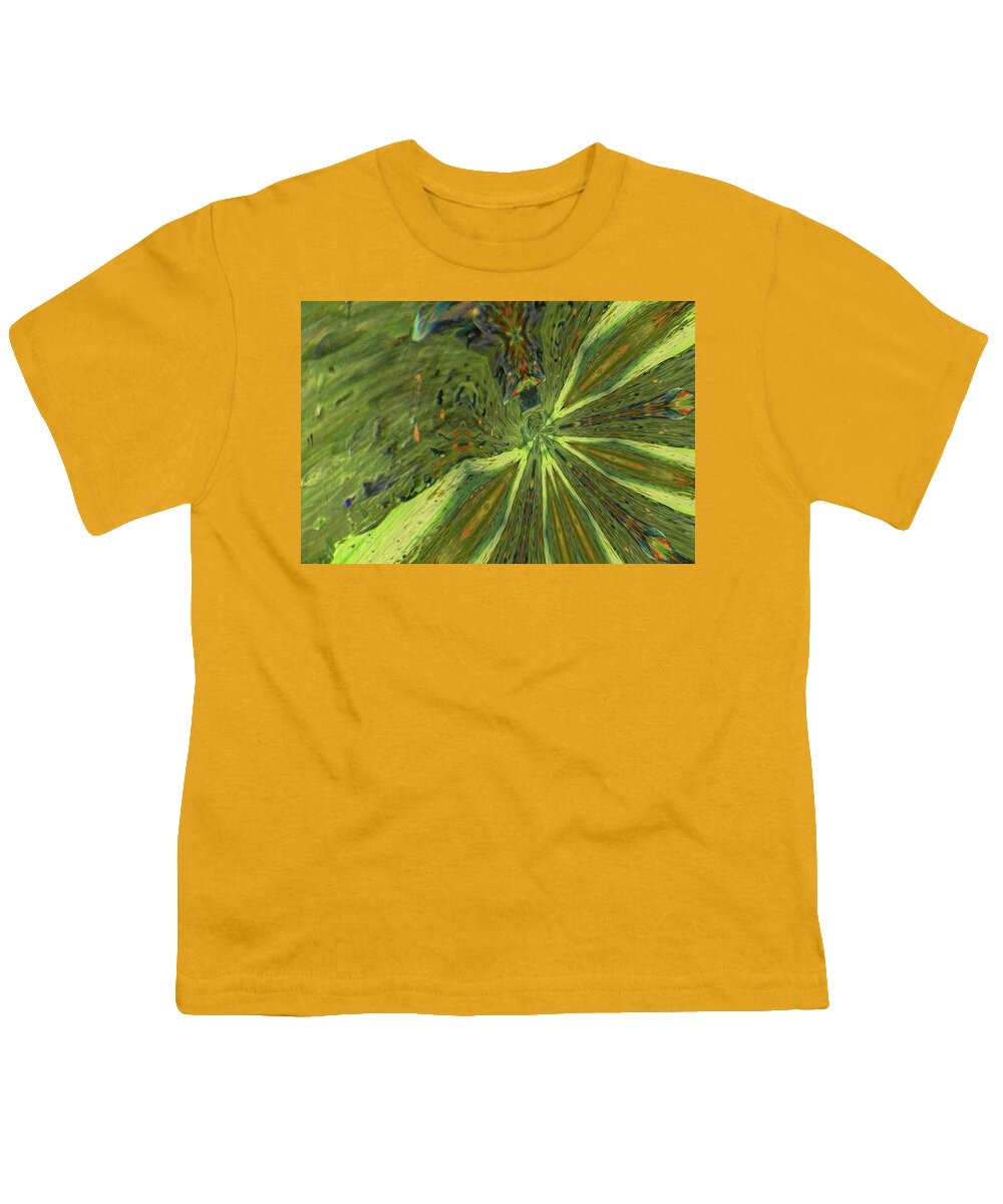 Abstract Youth T-Shirt featuring the photograph Falling into yourself by Jeff Swan