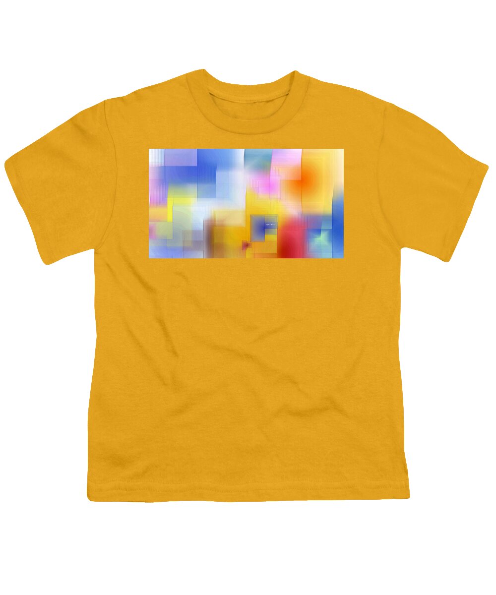 Rafael Salazar Youth T-Shirt featuring the digital art Happy Pattern by Rafael Salazar
