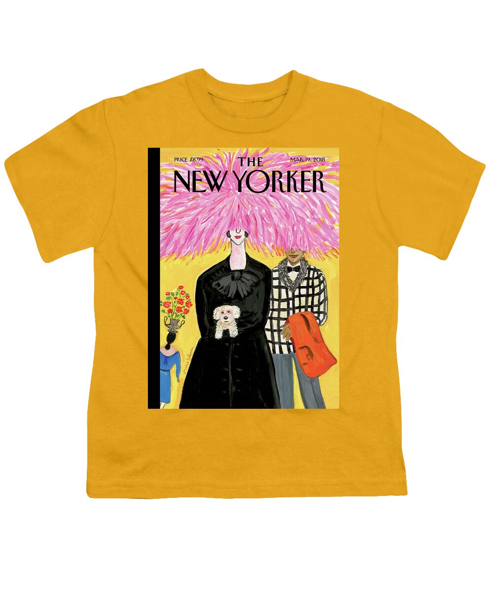 In Full Bloom Youth T-Shirt featuring the painting In Full Bloom by Maira Kalman