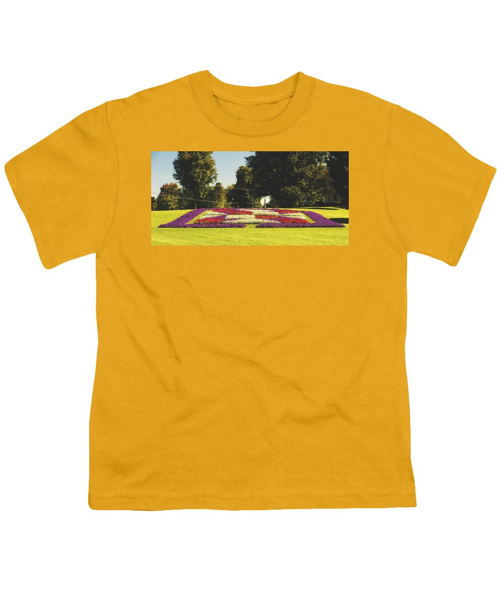 Panorama Youth T-Shirt featuring the photograph Indiana Quilt Garden by Mountain Dreams