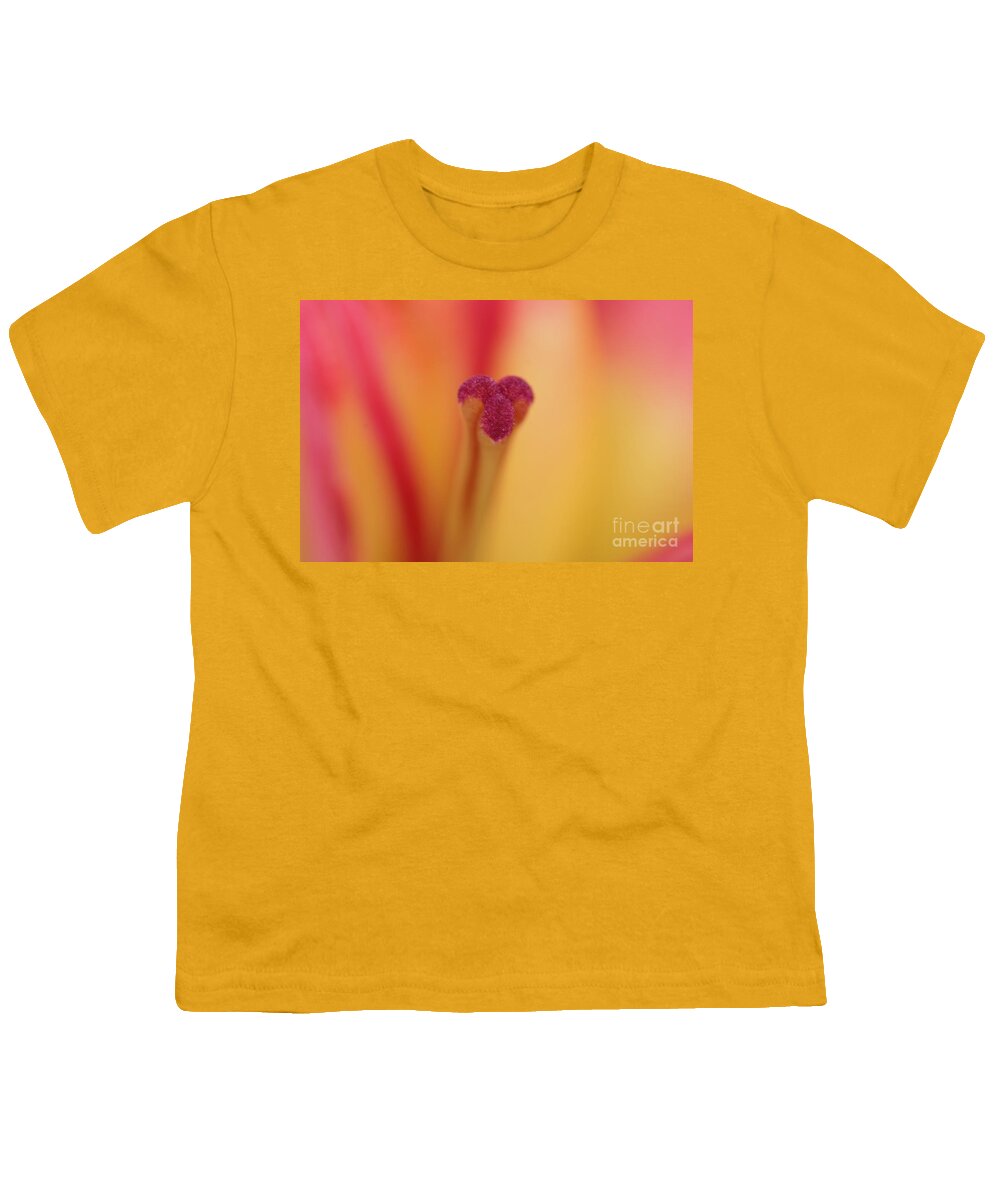 Red And Yellow Lily Youth T-Shirt featuring the photograph Lily Glory by Steve Purnell