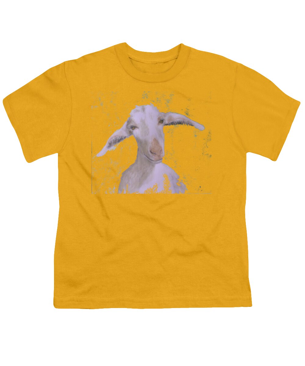 Goat Youth T-Shirt featuring the painting Meet Molly by Kathy Carothers