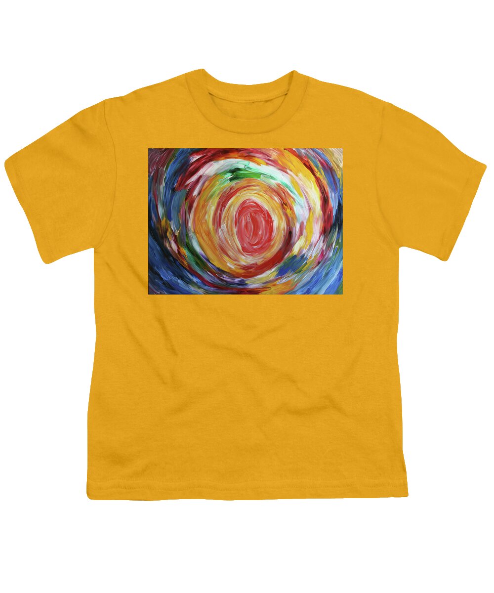 Fusionart Youth T-Shirt featuring the painting Portal by Ralph White