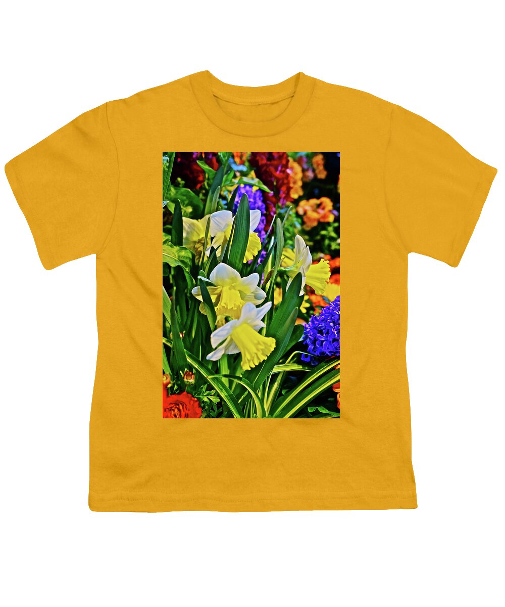 Spring Flowers Youth T-Shirt featuring the photograph Spring Show 17 Happy Spring 4 by Janis Senungetuk
