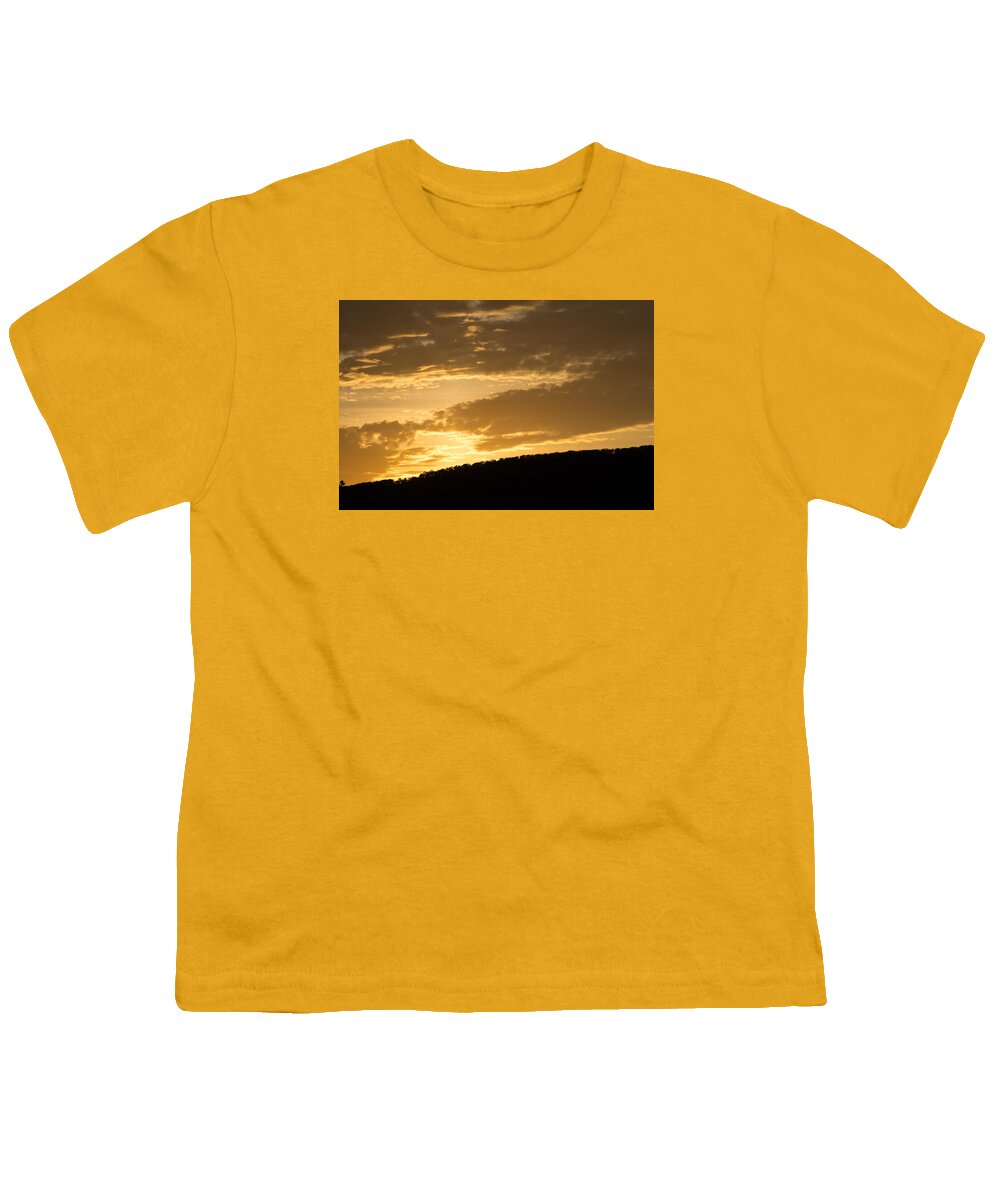 Sun Youth T-Shirt featuring the photograph Sunset on Hunton Lane #4 by Carlee Ojeda
