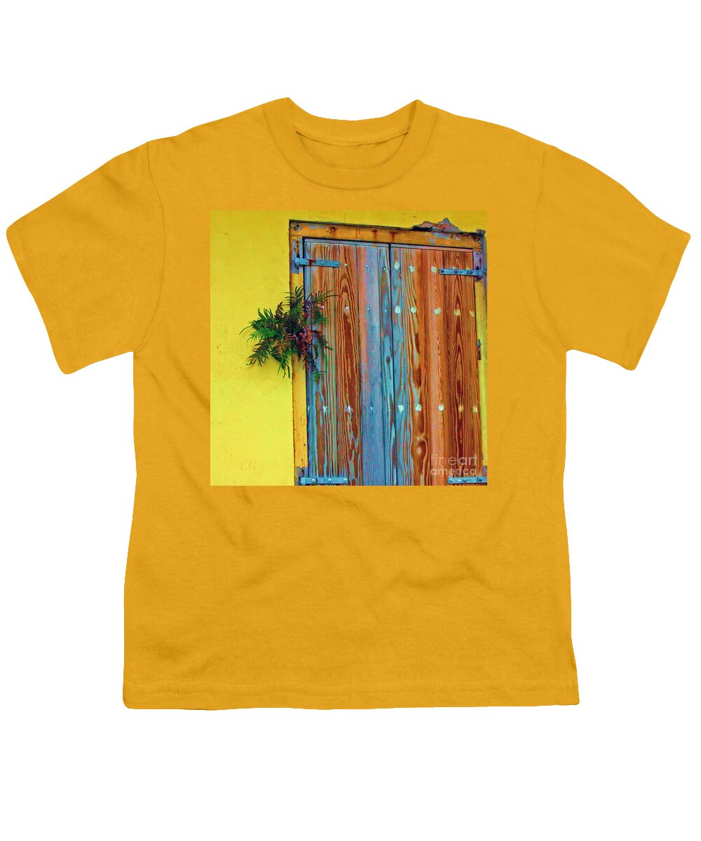 Door Youth T-Shirt featuring the photograph Twisted Root by Debbi Granruth