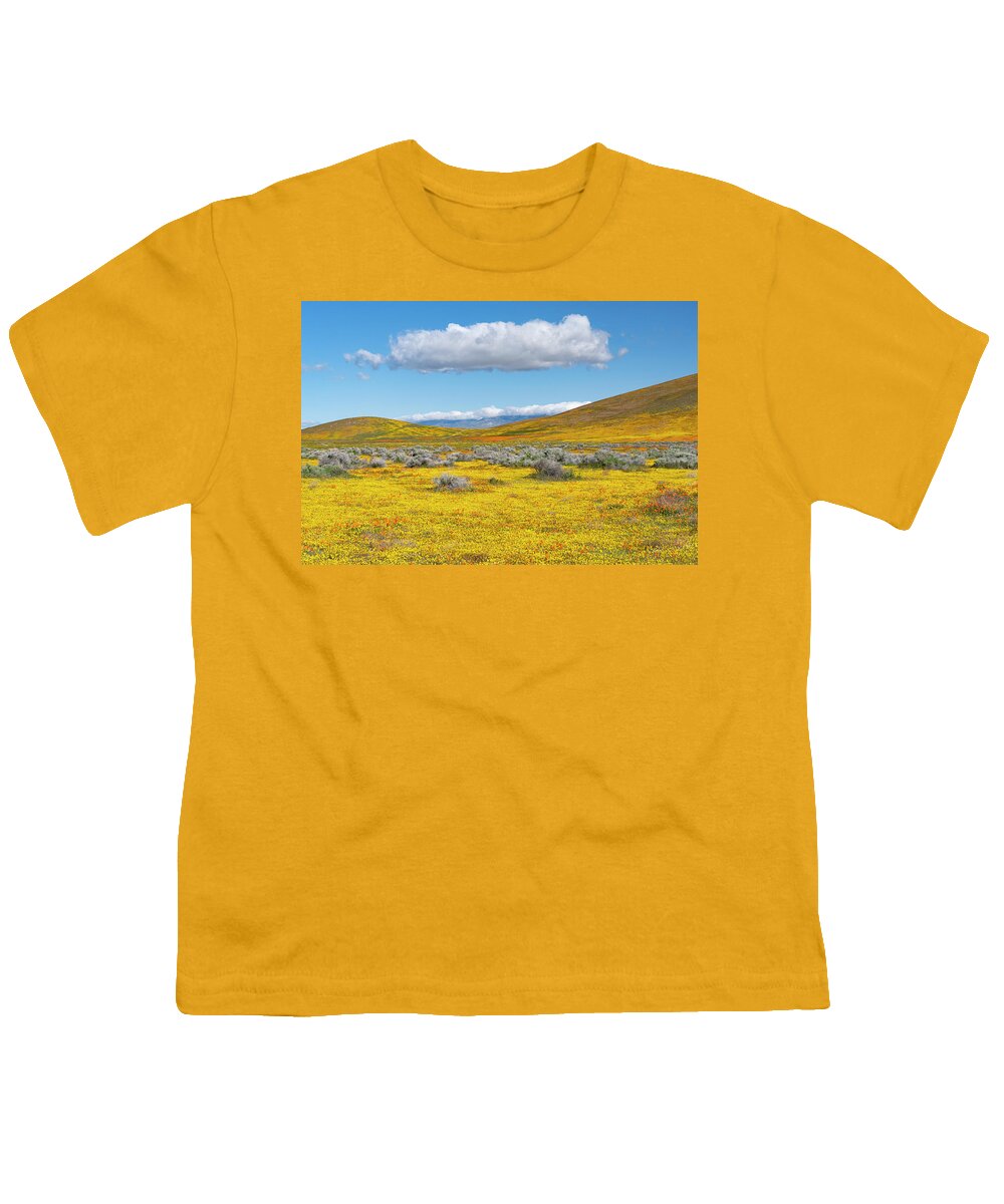 Jeff Foott Youth T-Shirt featuring the photograph Antelope Valley Super Bloom #2 by Jeff Foott
