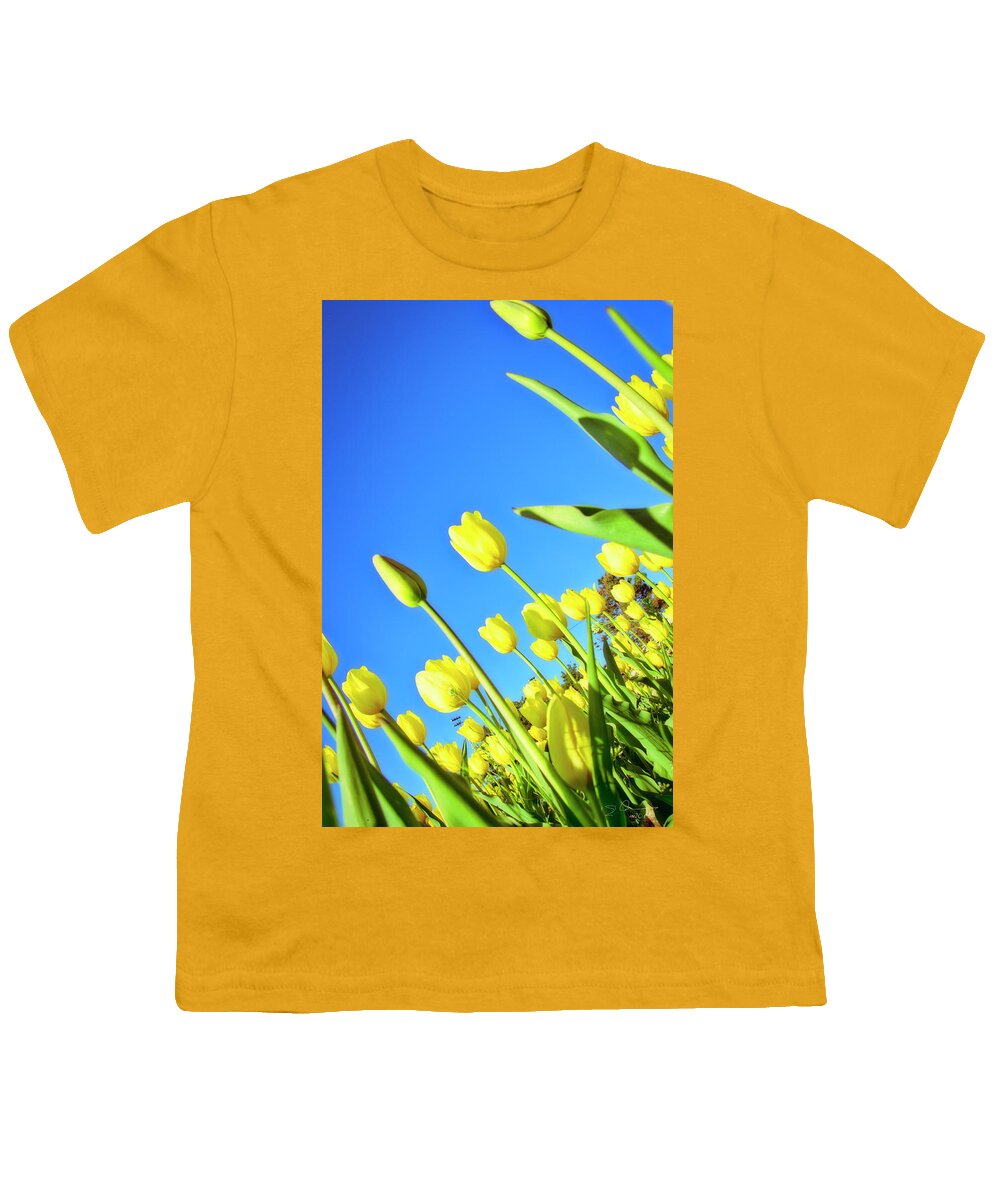 Evie Youth T-Shirt featuring the photograph Tulips Holland Michigan 838 by Evie Carrier