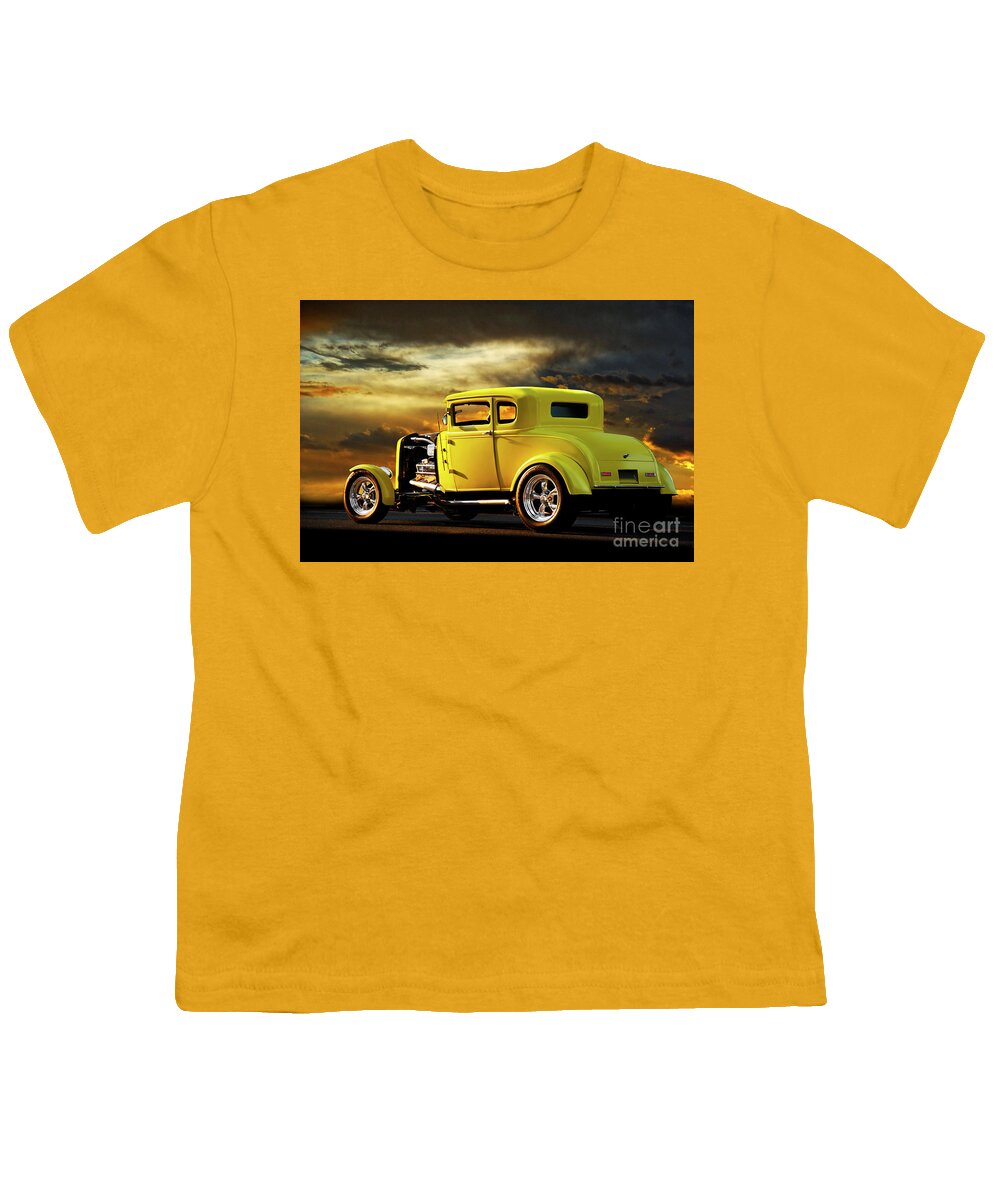 1931 Ford Coupe Youth T-Shirt featuring the photograph 1931 Ford Model A Coupe by Dave Koontz
