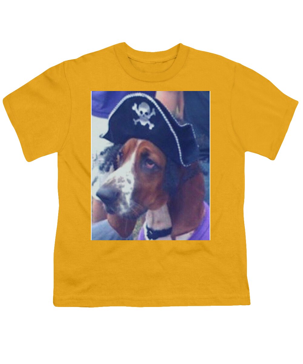 Greenville Youth T-Shirt featuring the photograph Arrrrgh Woof by Lee Darnell