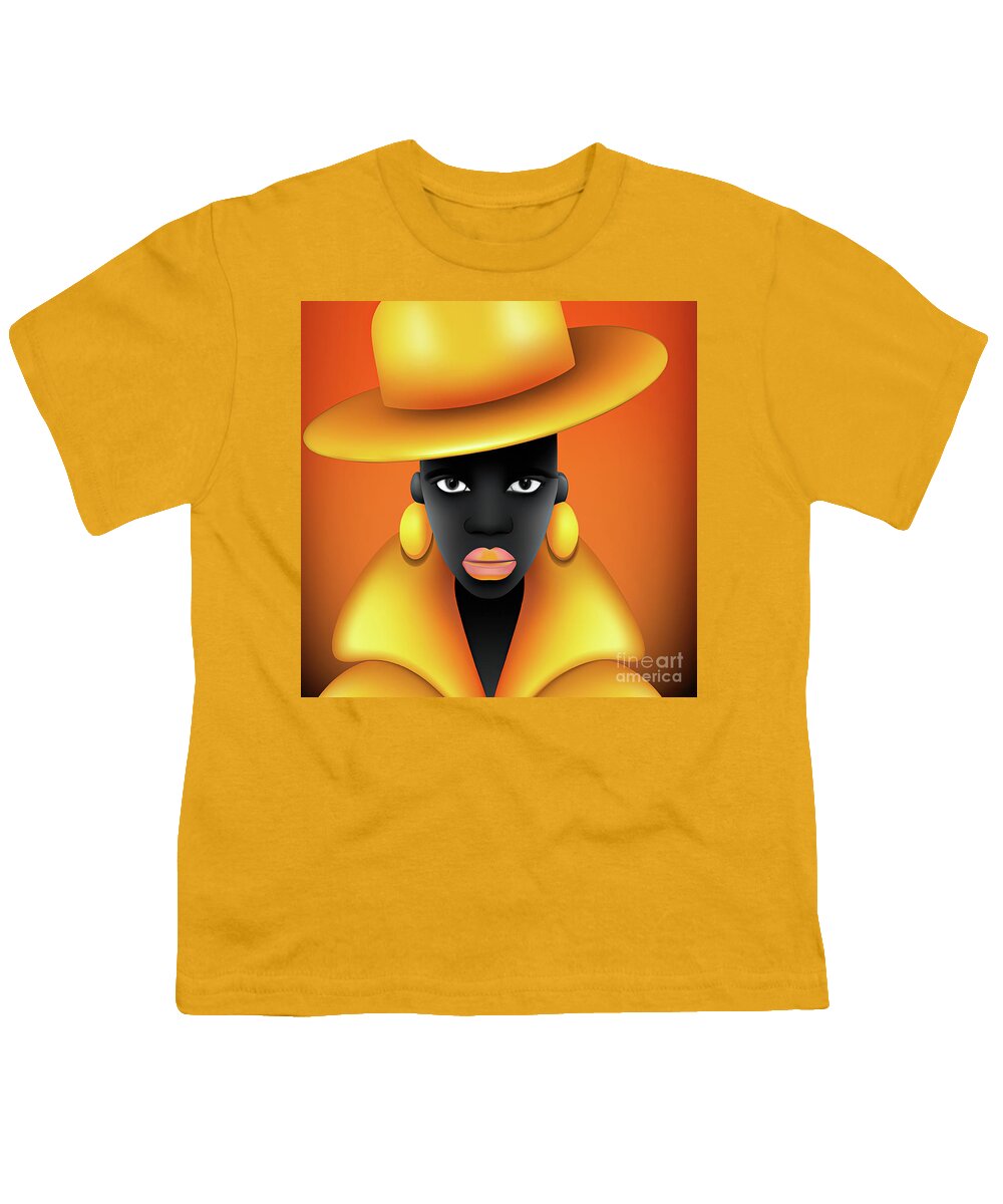 Dalle2 Youth T-Shirt featuring the photograph Cowgirl Chic 01 by Jack Torcello