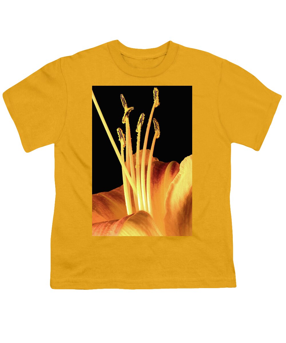 Orange Youth T-Shirt featuring the photograph Lily Detail by Steven Nelson
