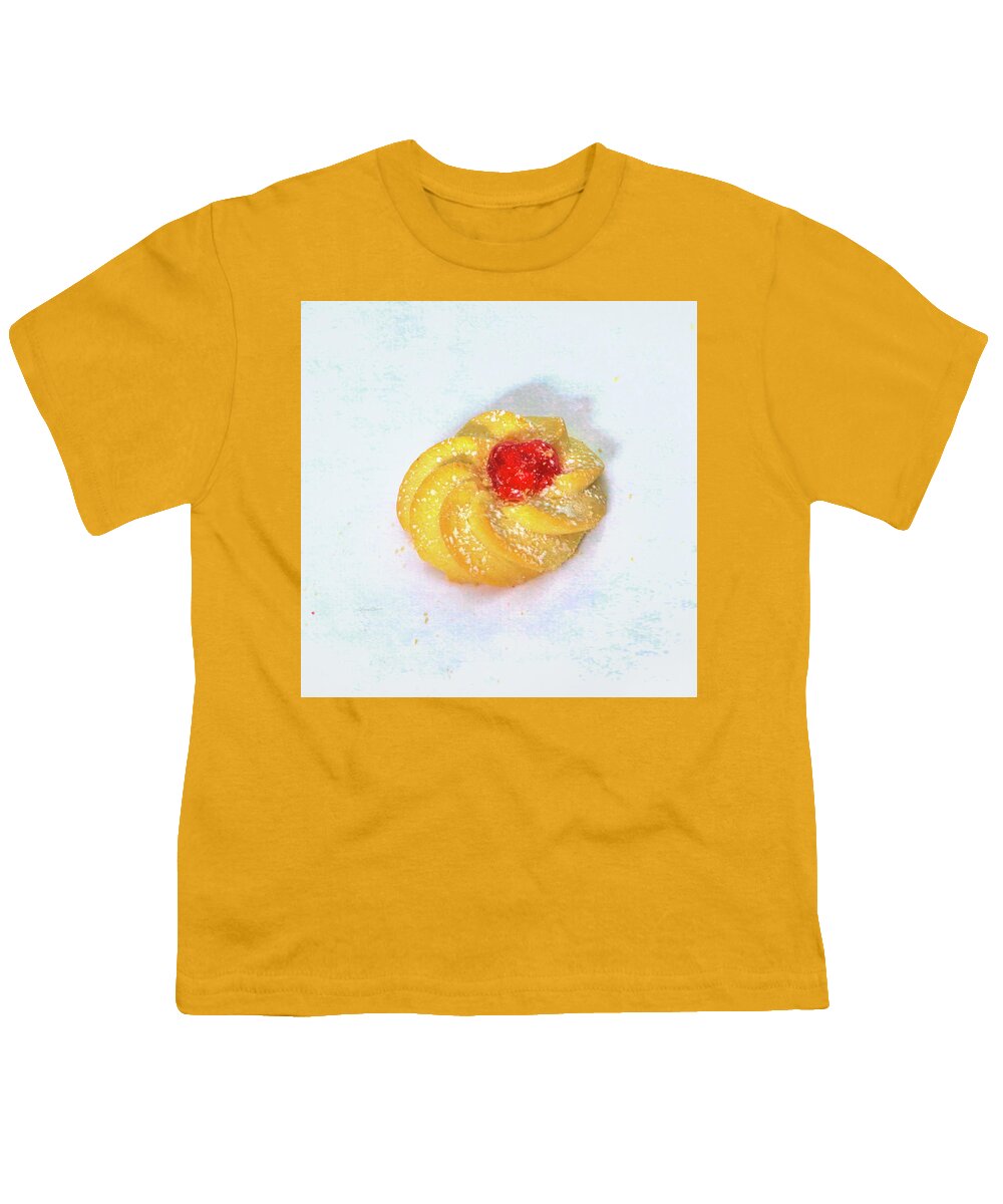 One Cookie Youth T-Shirt featuring the photograph One Cookie by Sharon Popek