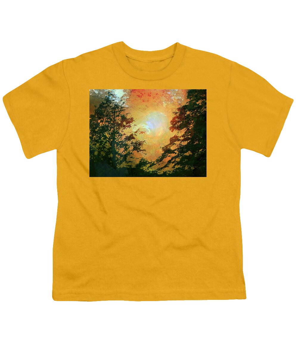Tree Youth T-Shirt featuring the photograph Sunset Vortex by Carol Whaley Addassi