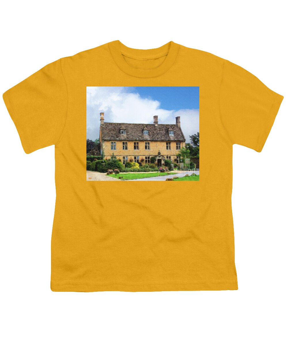 Bourton-on-the-water Youth T-Shirt featuring the photograph The Dial House in Bourton by Brian Watt