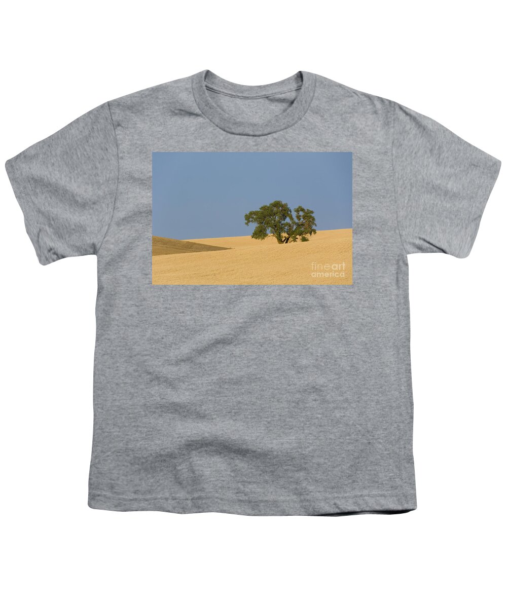 Tree Youth T-Shirt featuring the photograph Tree In Field #1 by John Shaw