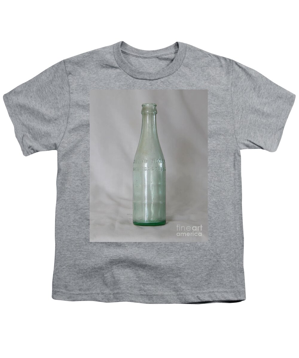 Photography Youth T-Shirt featuring the photograph Vintage Glass Bottle by Phil Perkins