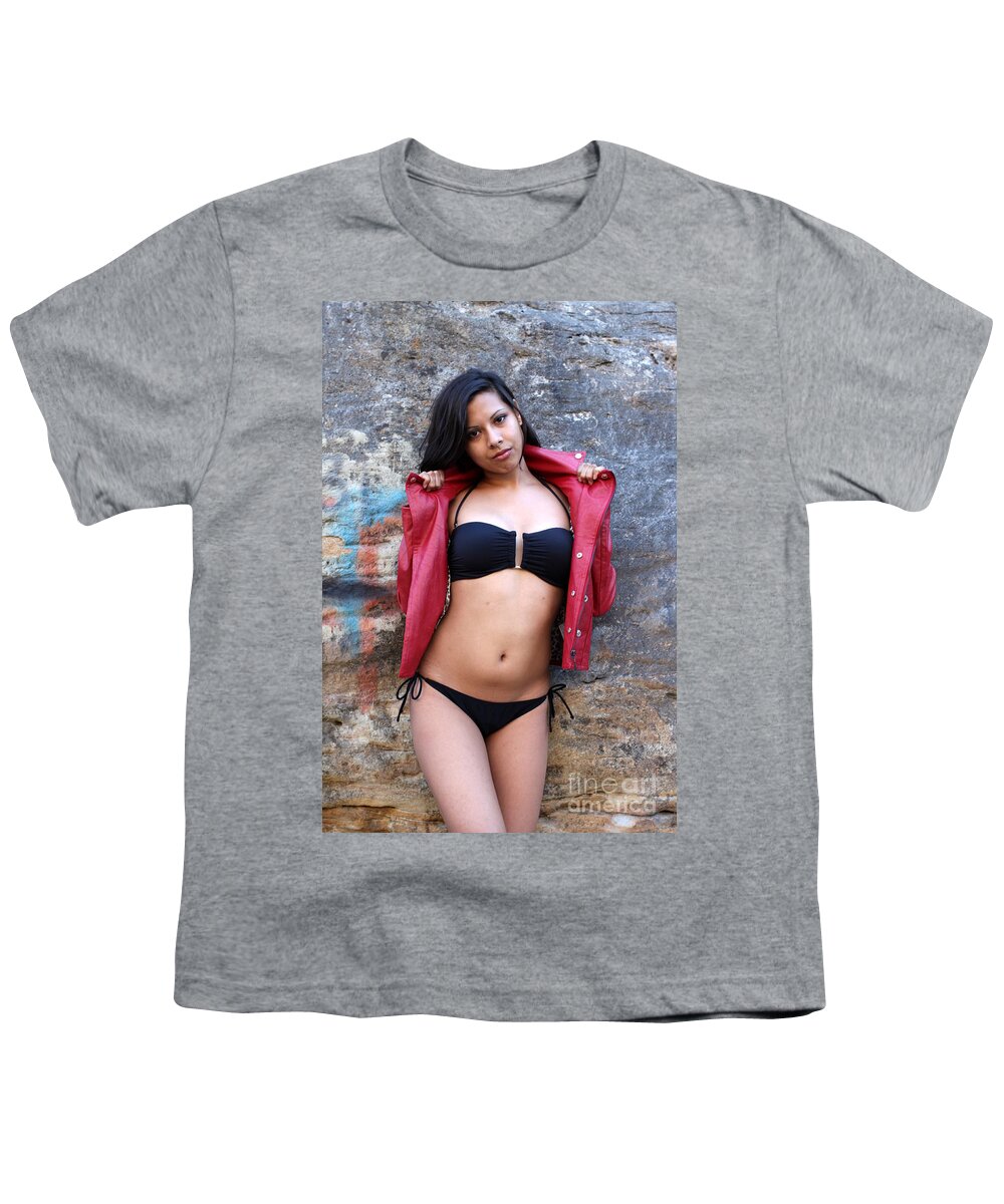 Woman Youth T-Shirt featuring the photograph Young Hispanic Woman #11 by Henrik Lehnerer