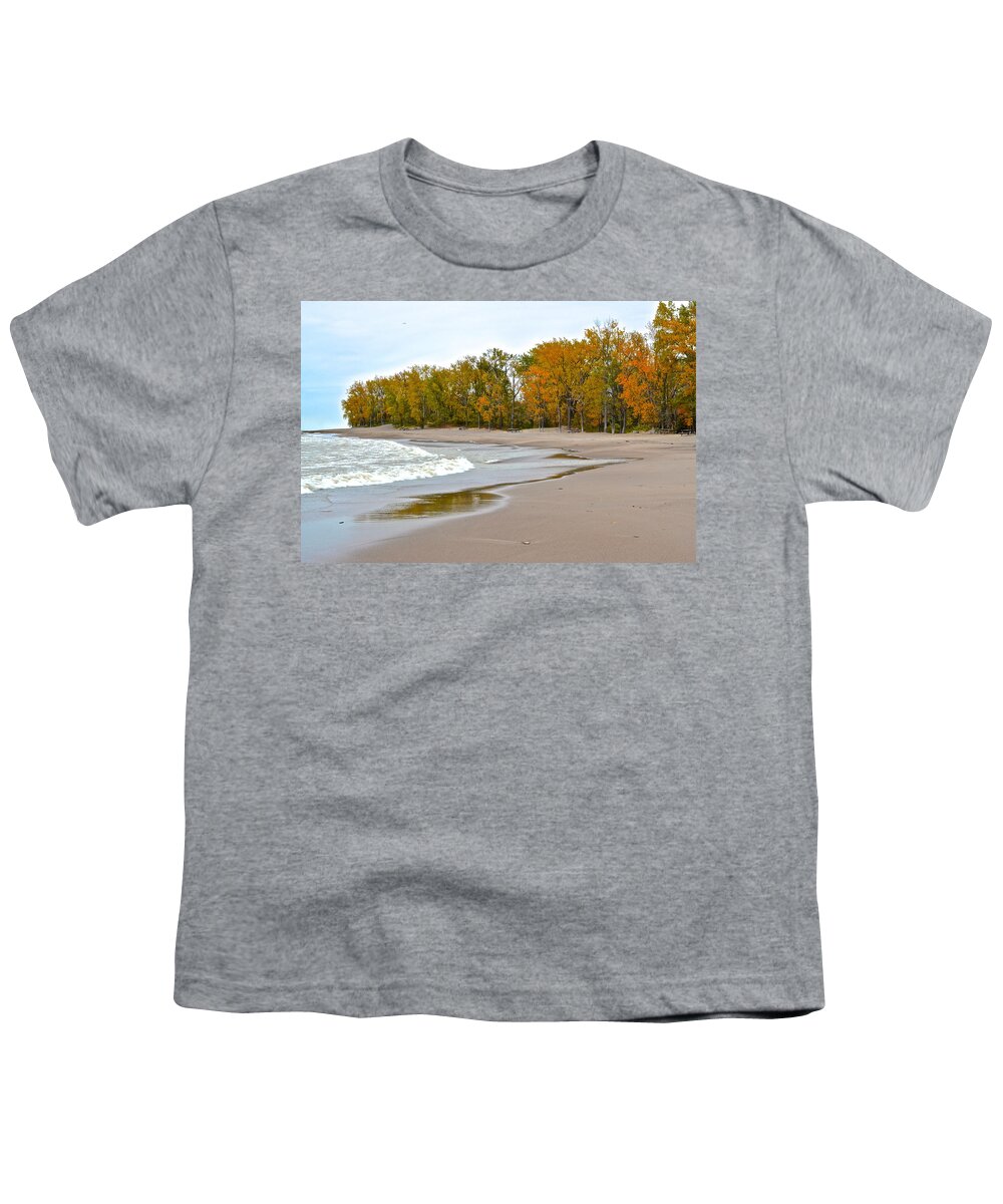 Autumn Youth T-Shirt featuring the photograph Autumn Tides by Frozen in Time Fine Art Photography
