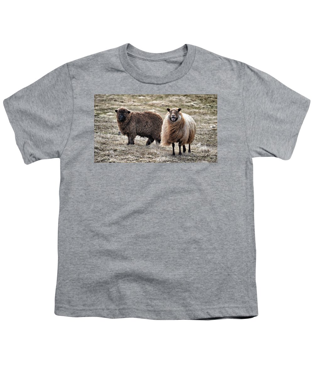 Animal Youth T-Shirt featuring the mixed media Bahahaha by Trish Tritz