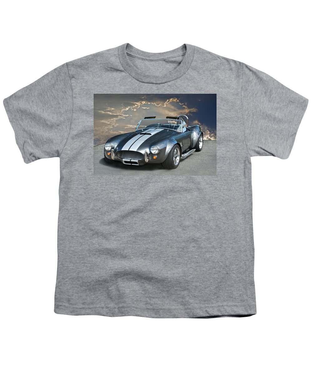 Auto Youth T-Shirt featuring the photograph Cobra in the Clouds by Dave Koontz