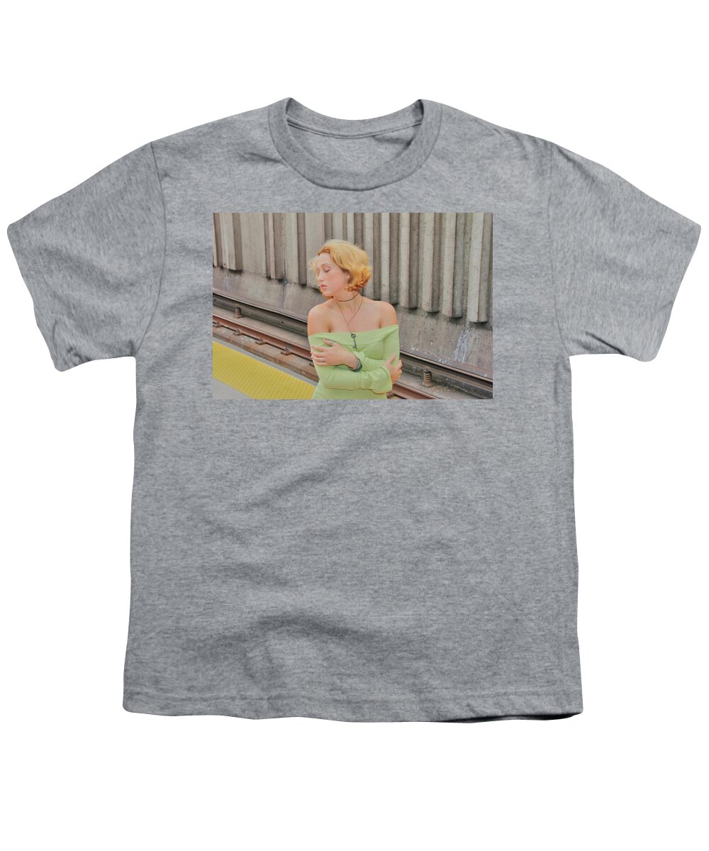Female Youth T-Shirt featuring the photograph Exactly by Nick David