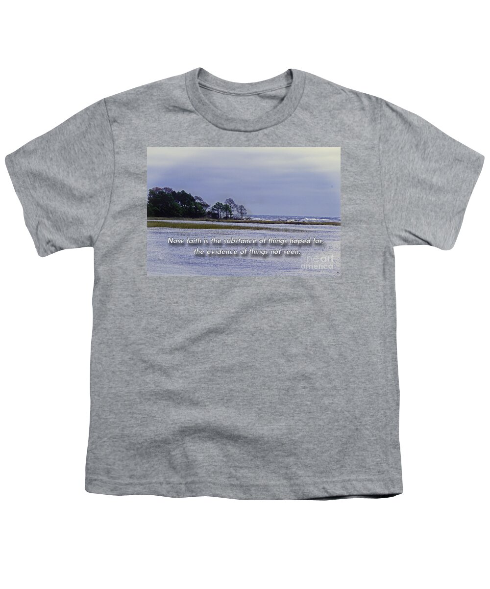 North Carolina Youth T-Shirt featuring the photograph Faith Hope by Sandra Clark