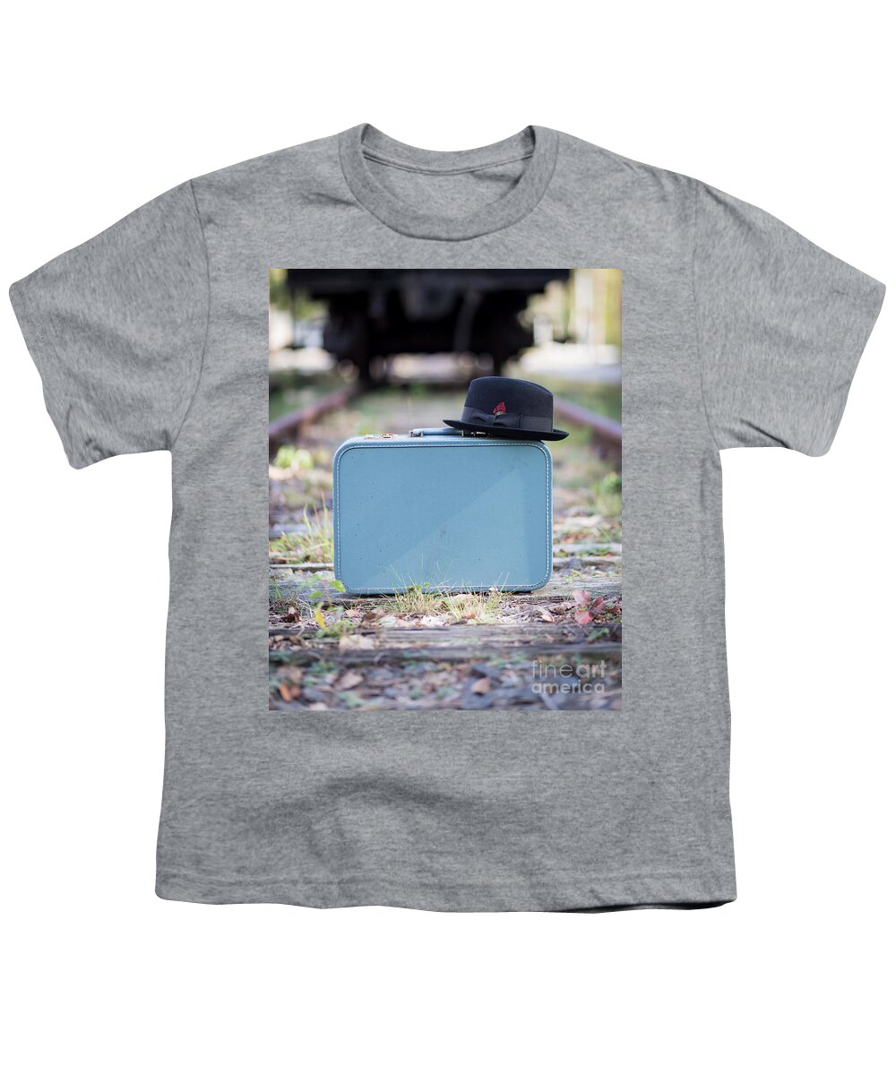 Luggage Youth T-Shirt featuring the photograph For The Traveler by Edward Fielding