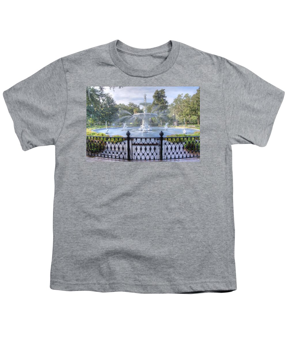 Fountain Youth T-Shirt featuring the photograph Forsyth Park Fountain by Bradford Martin